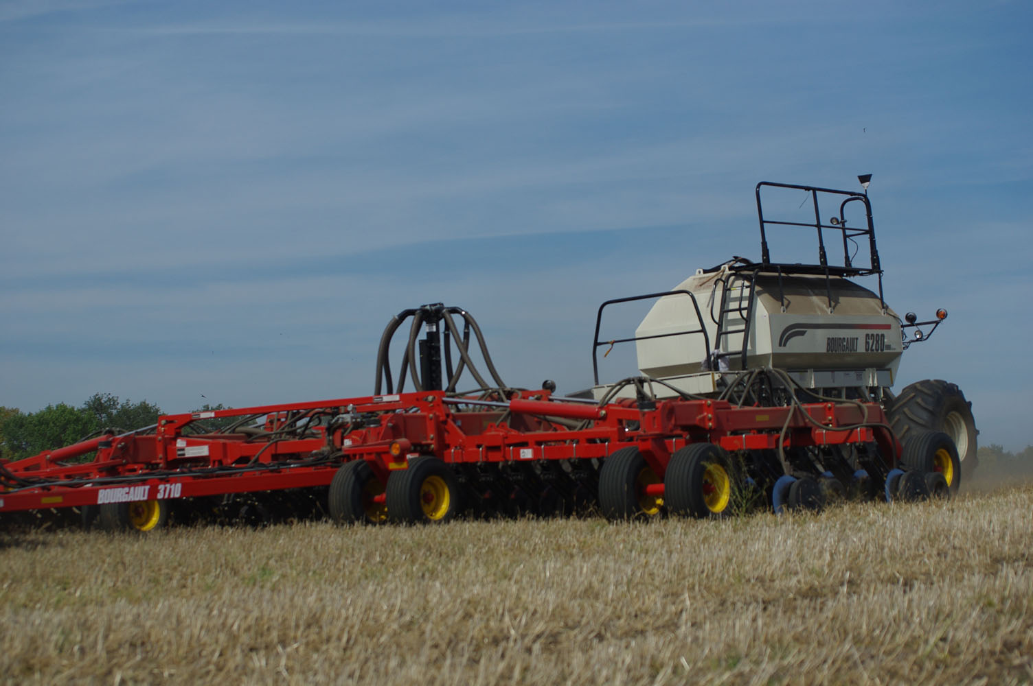 Випробування посівного комплексу Bourgault 3710-40<