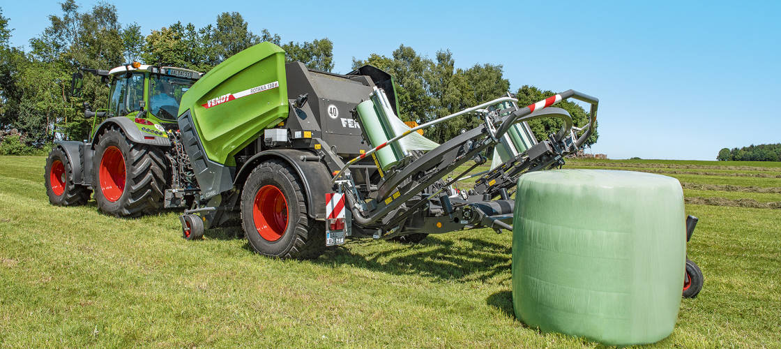 Огляд пресувальної камери прес-підбирача Fendt Rotana<