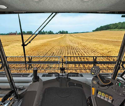 Комфортабельна кабіна інноваційного комбайна Fendt Ideal