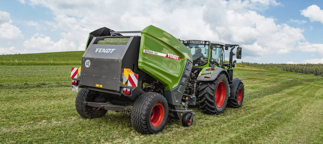 Завжди ідеальна форма з прес-підбирачем Fendt Rotana<