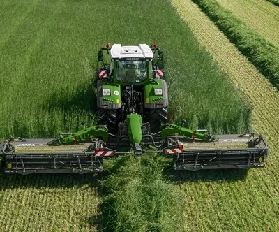 Косарки-плющилки Fendt Slicer CAT Slicer 960 KCB – мініатюра