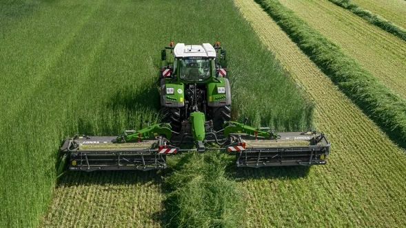 Косарки-плющилки Fendt Slicer CAT Slicer 960 KCB – слайд