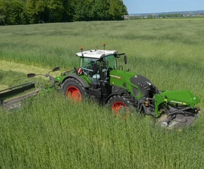 Косарки-плющилки Fendt Slicer CAT Slicer 960 KCB – мініатюра