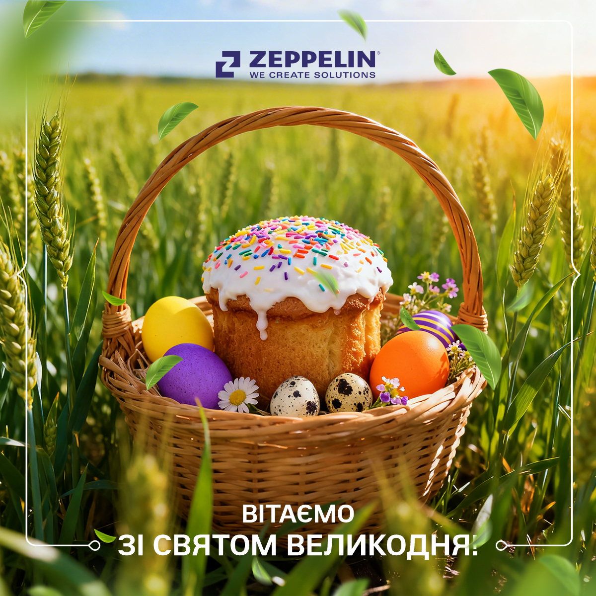 Щиро вітаємо вас із світлим та радісним святом – Великоднем!
